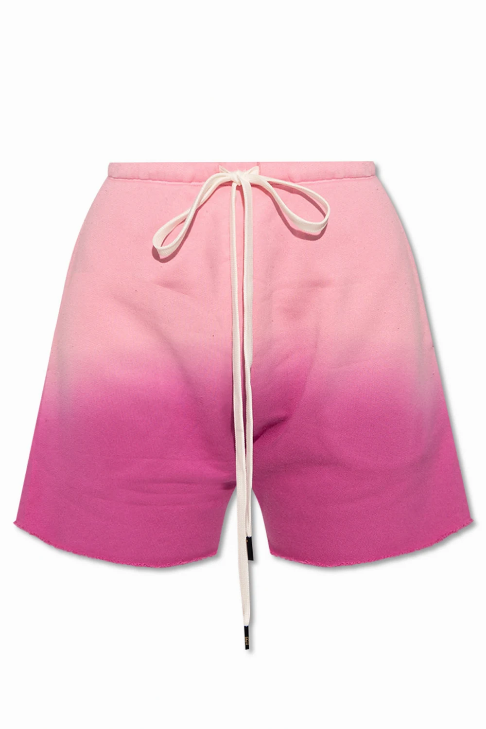 Shorts with faded-effect