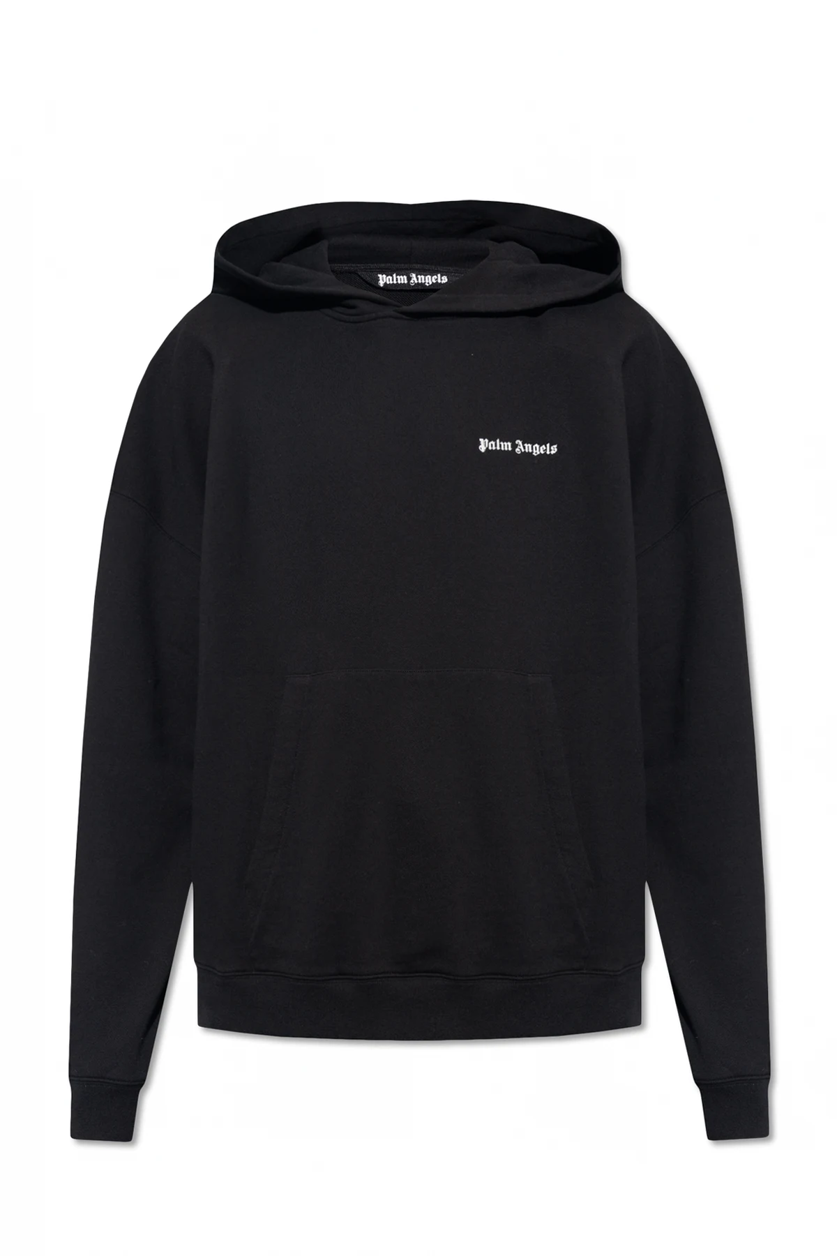 Logo-embroidered hoodie