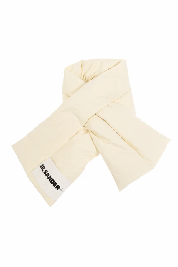GELB Down scarf with logo