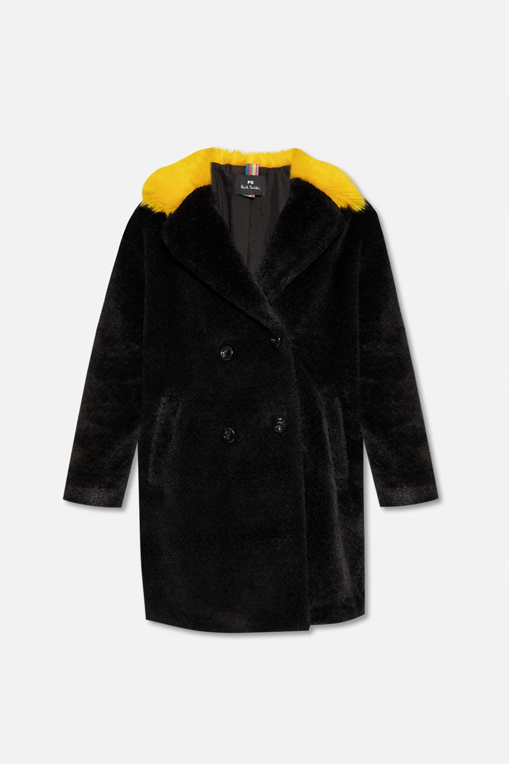Faux-shearling coat