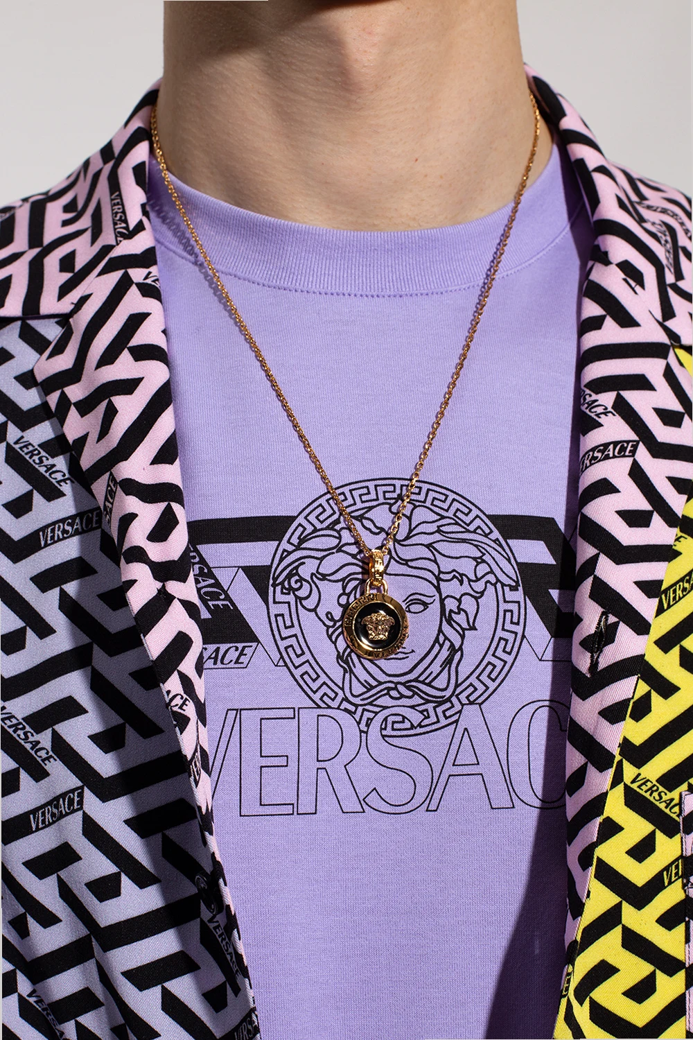 Medusa head necklace