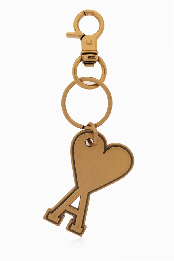 GOLD Keyring with charm