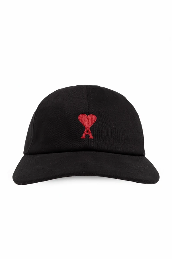 BLACK Baseball cap with logo