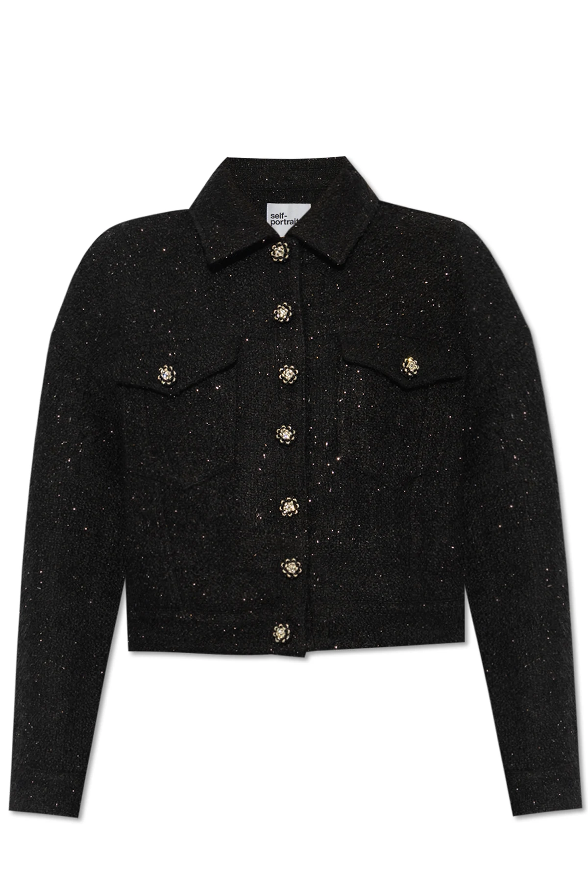 Jacket with lurex threads