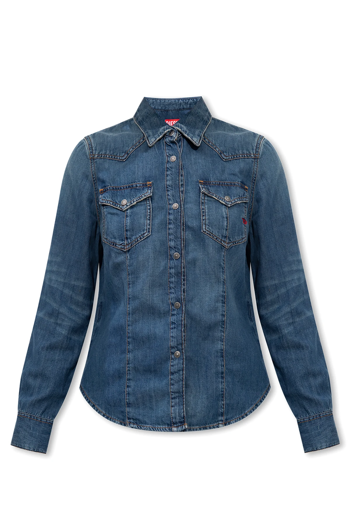 ‘DE-WAVES’ denim shirt