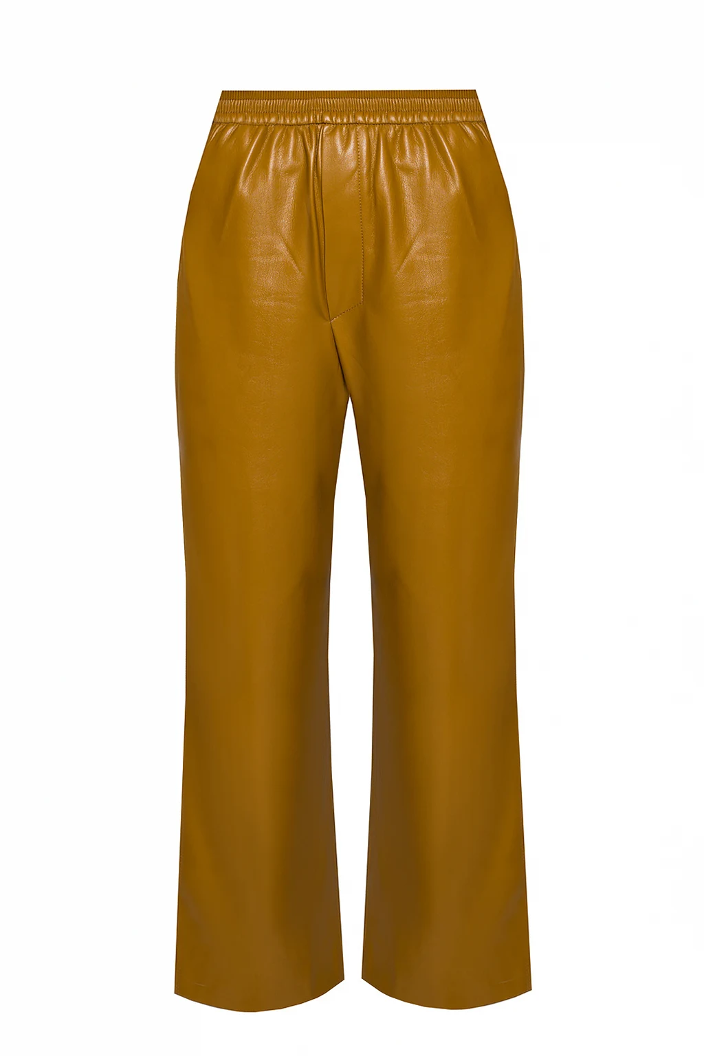 Vegan leather trousers