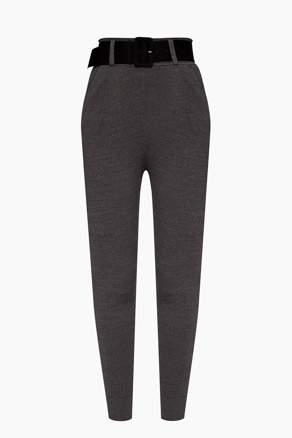 High-waisted trousers