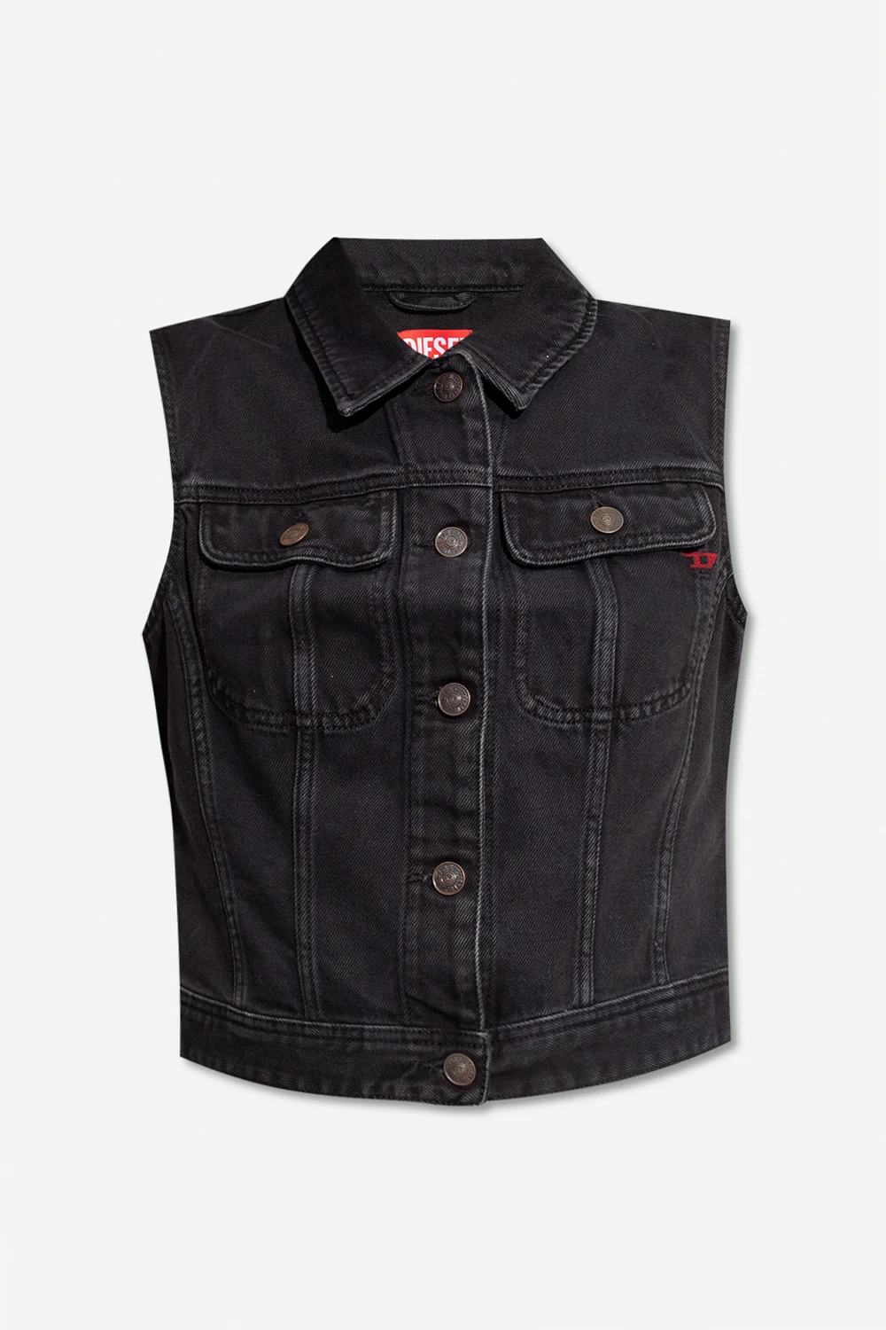‘DE-SLIMMY-SM’ denim vest
