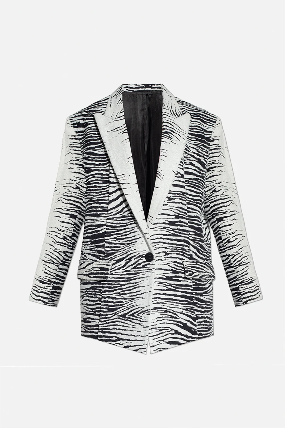 ‘Glen’ blazer with animal motif