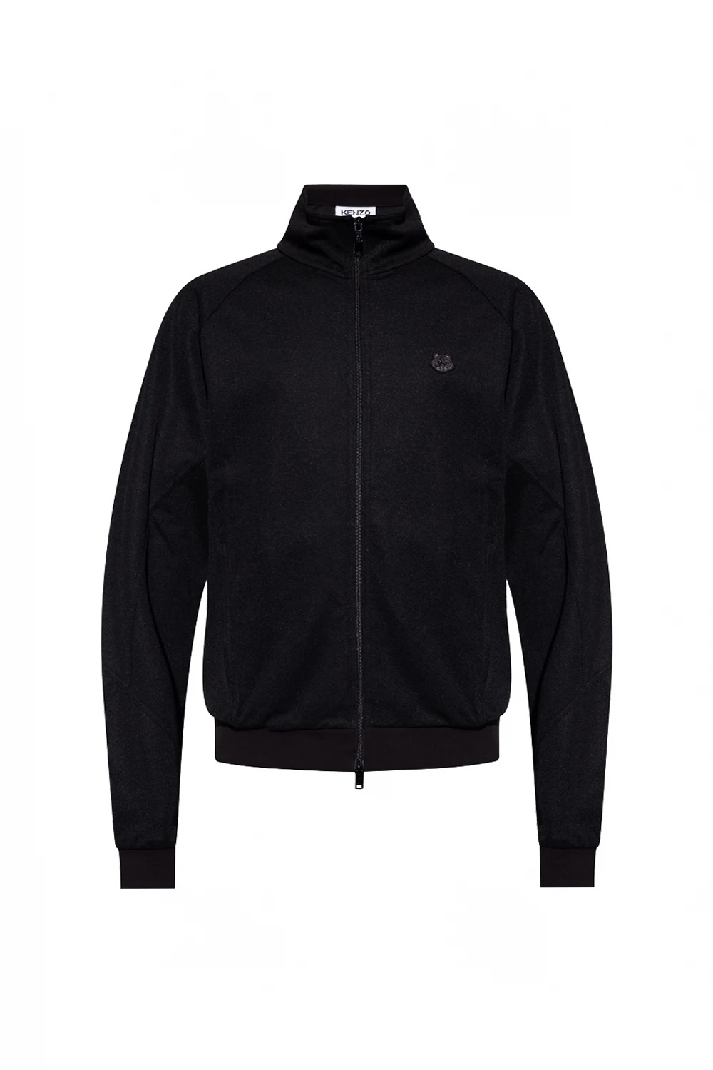 Sweatshirt with standing collar