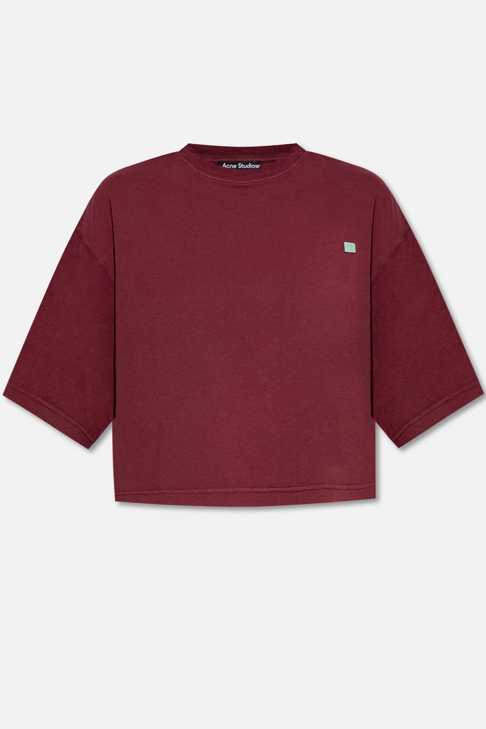 Cropped T-shirt with logo