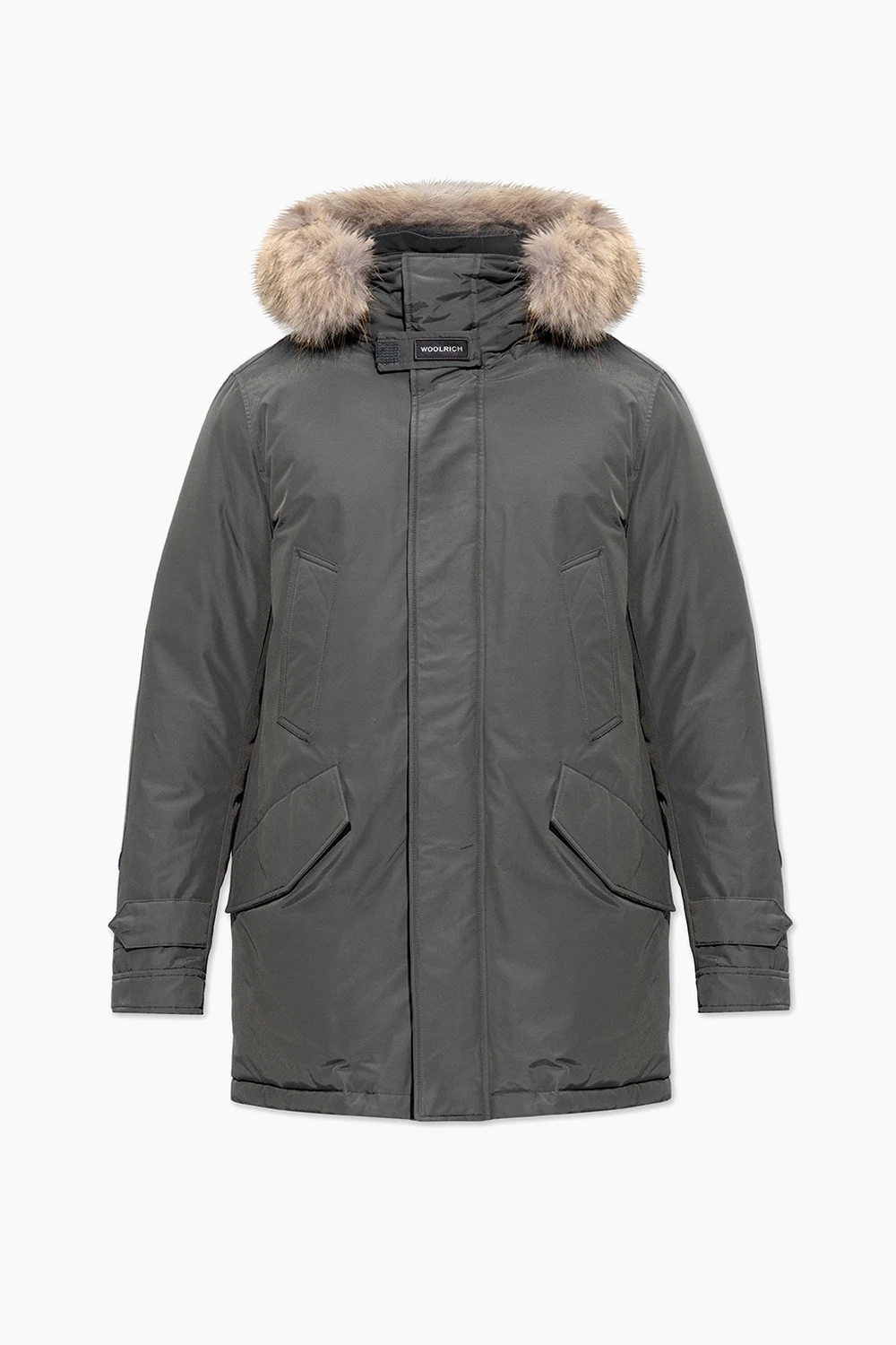 Puchowa parka z kapturem