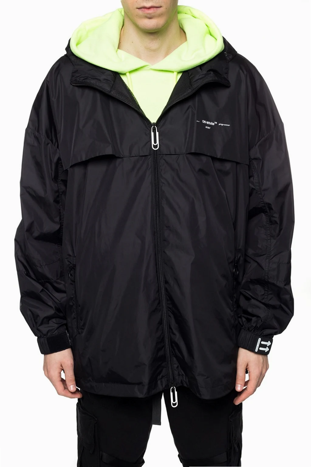 Rain jacket with logo