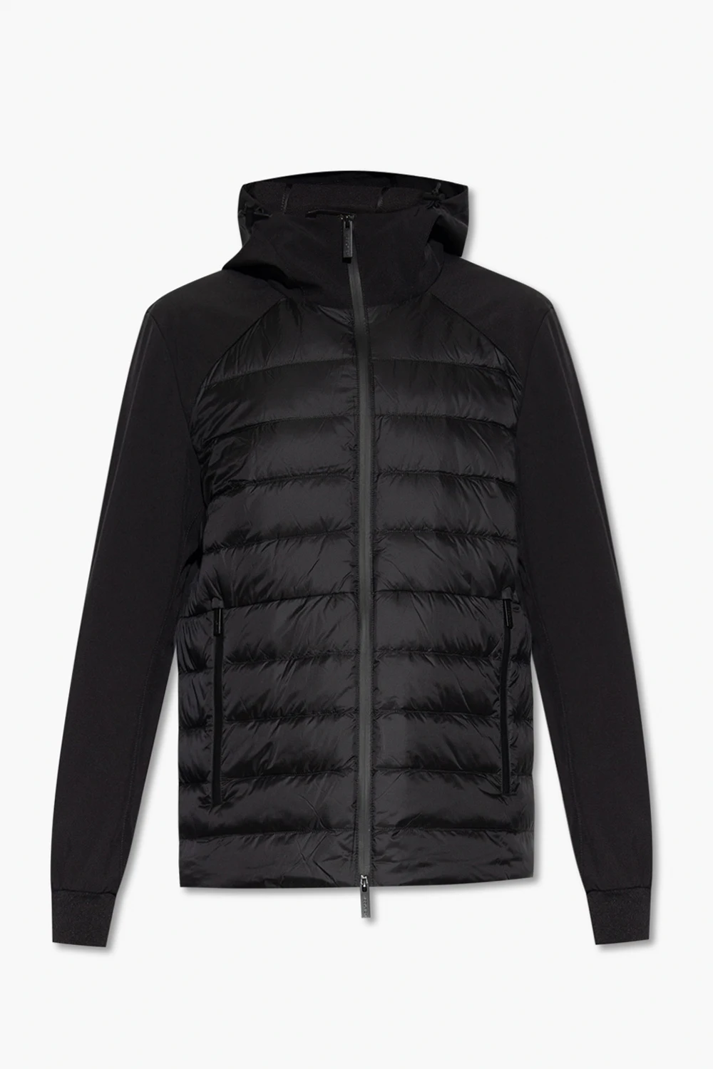 Jacket with quilted front