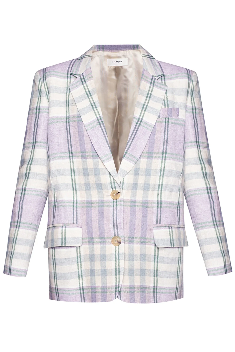 Blazer with notched lapels