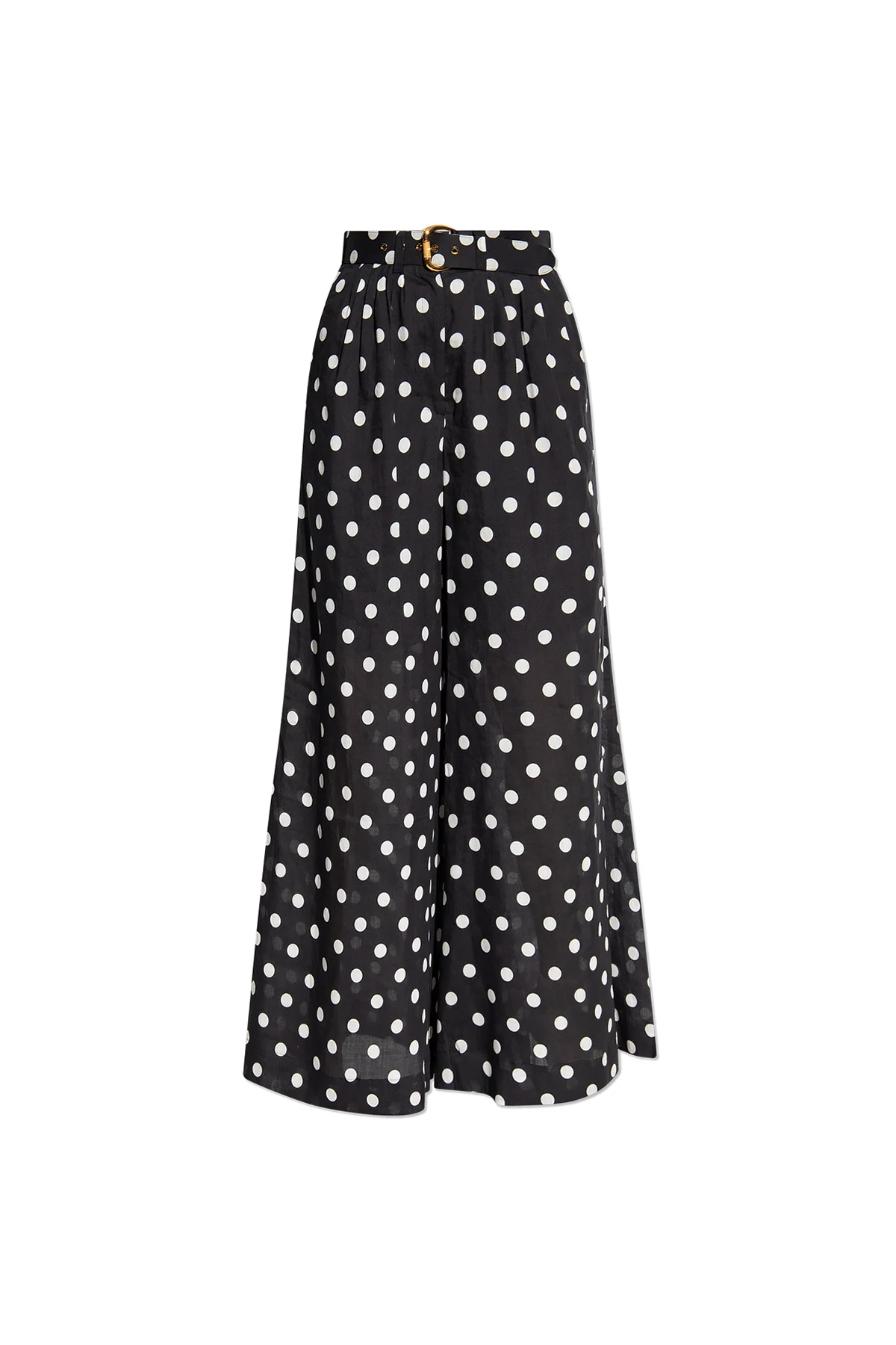 Spodnie ze wzorem w kropki