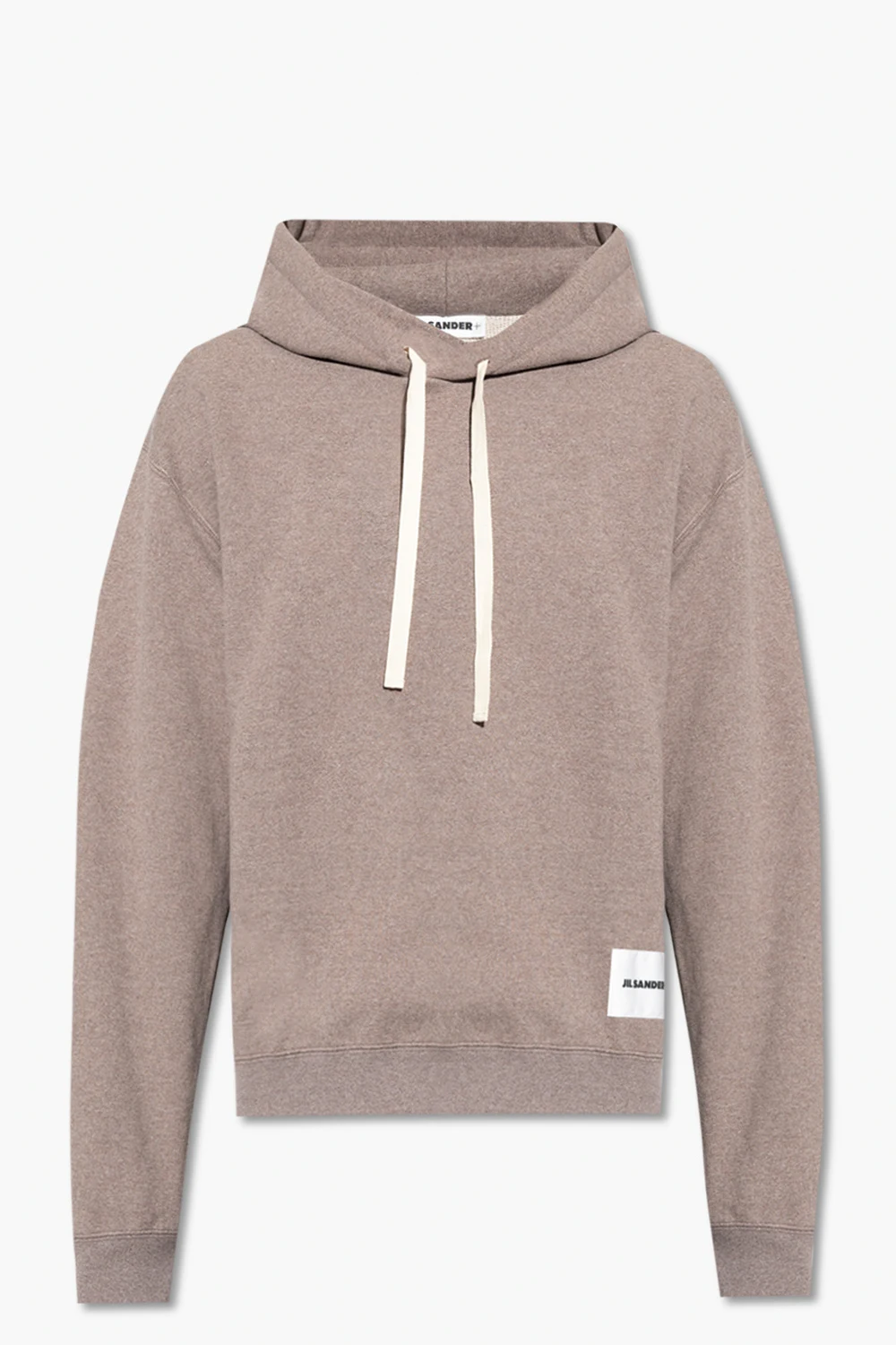 Hoodie with logo patch