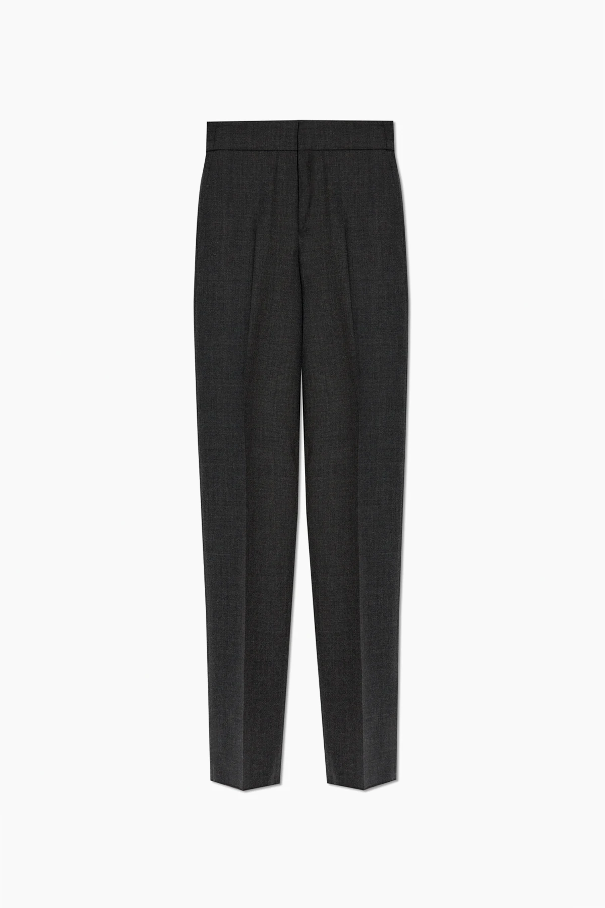 GREY Burberry Creased Trousers