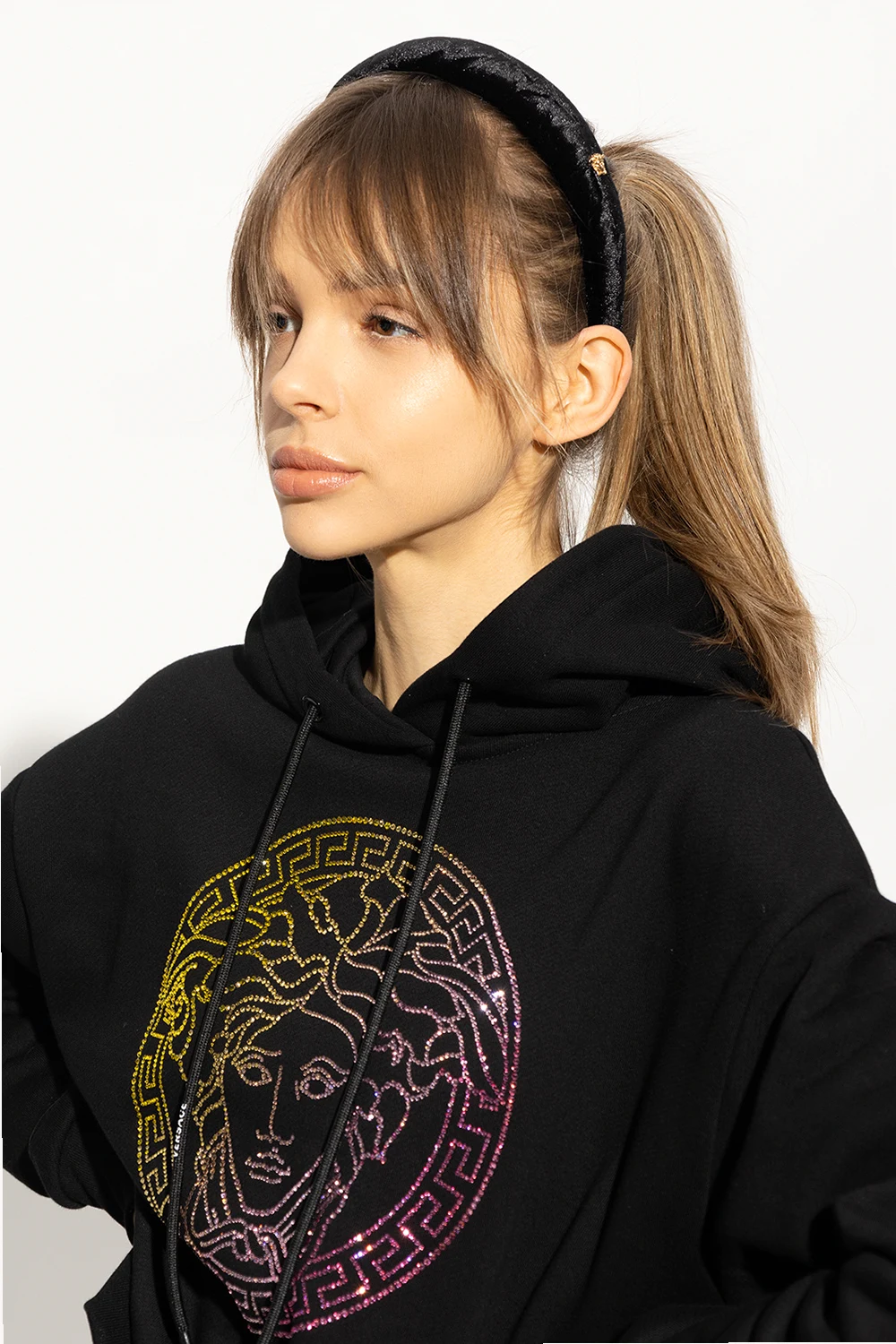 Welurowa opaska na głowę