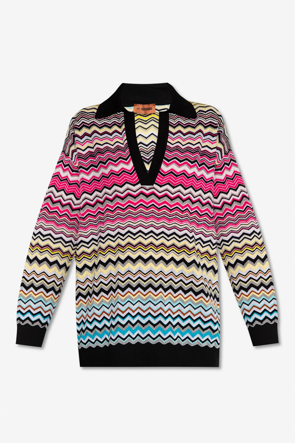 Top with geometric pattern