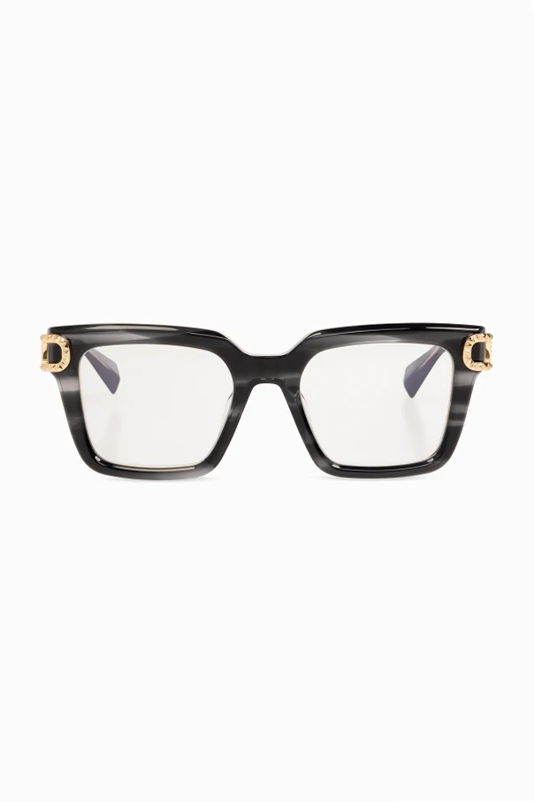 BLACK ‘V-Side’ corrective glasses