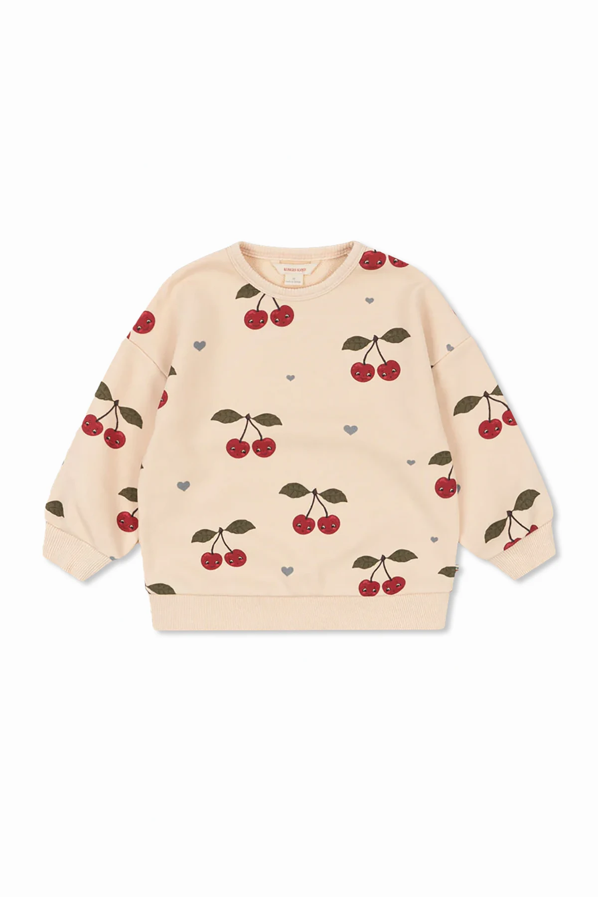 Sweatshirt with Cherry Motif