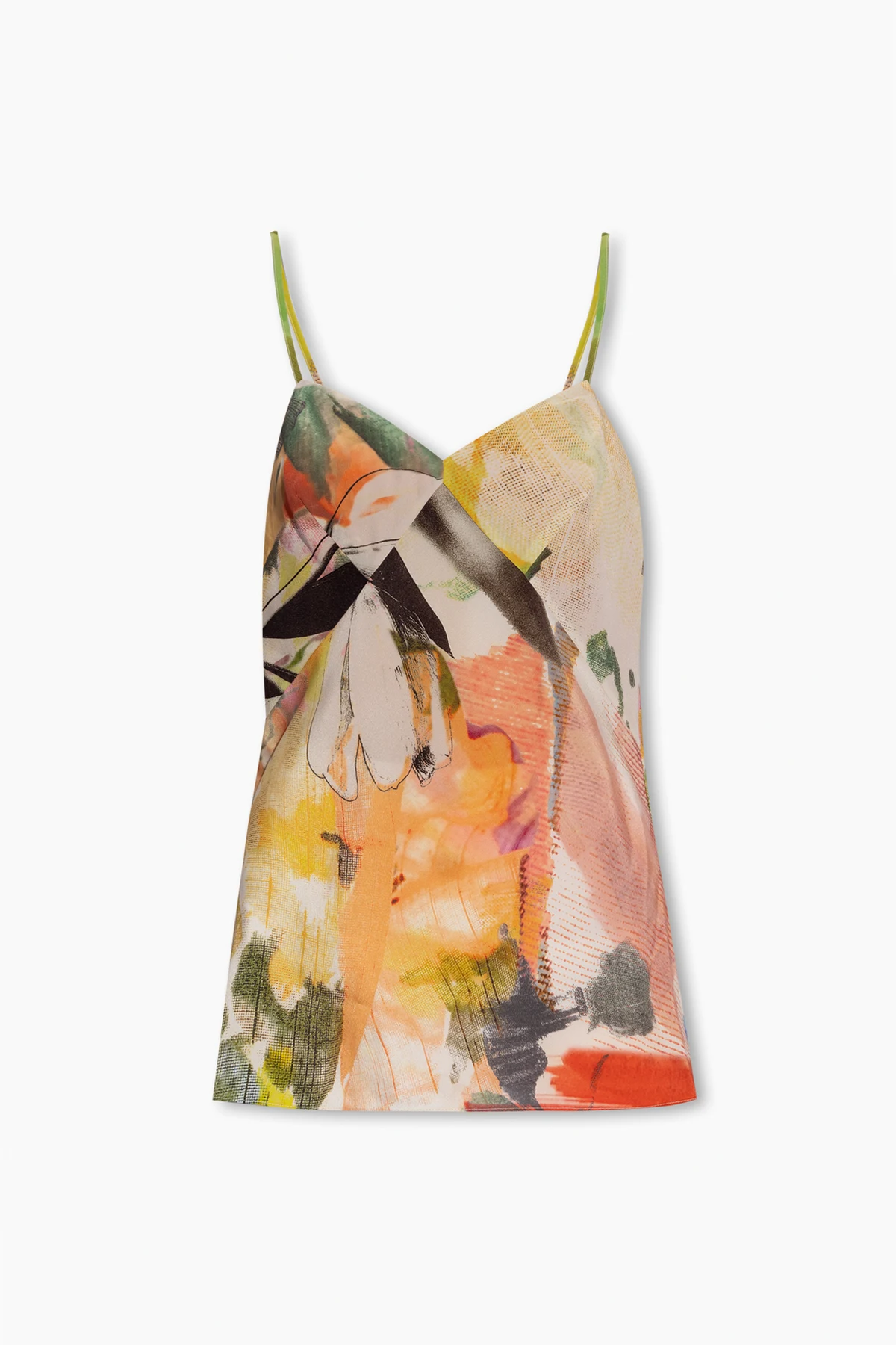 Seidentop mit Trägern