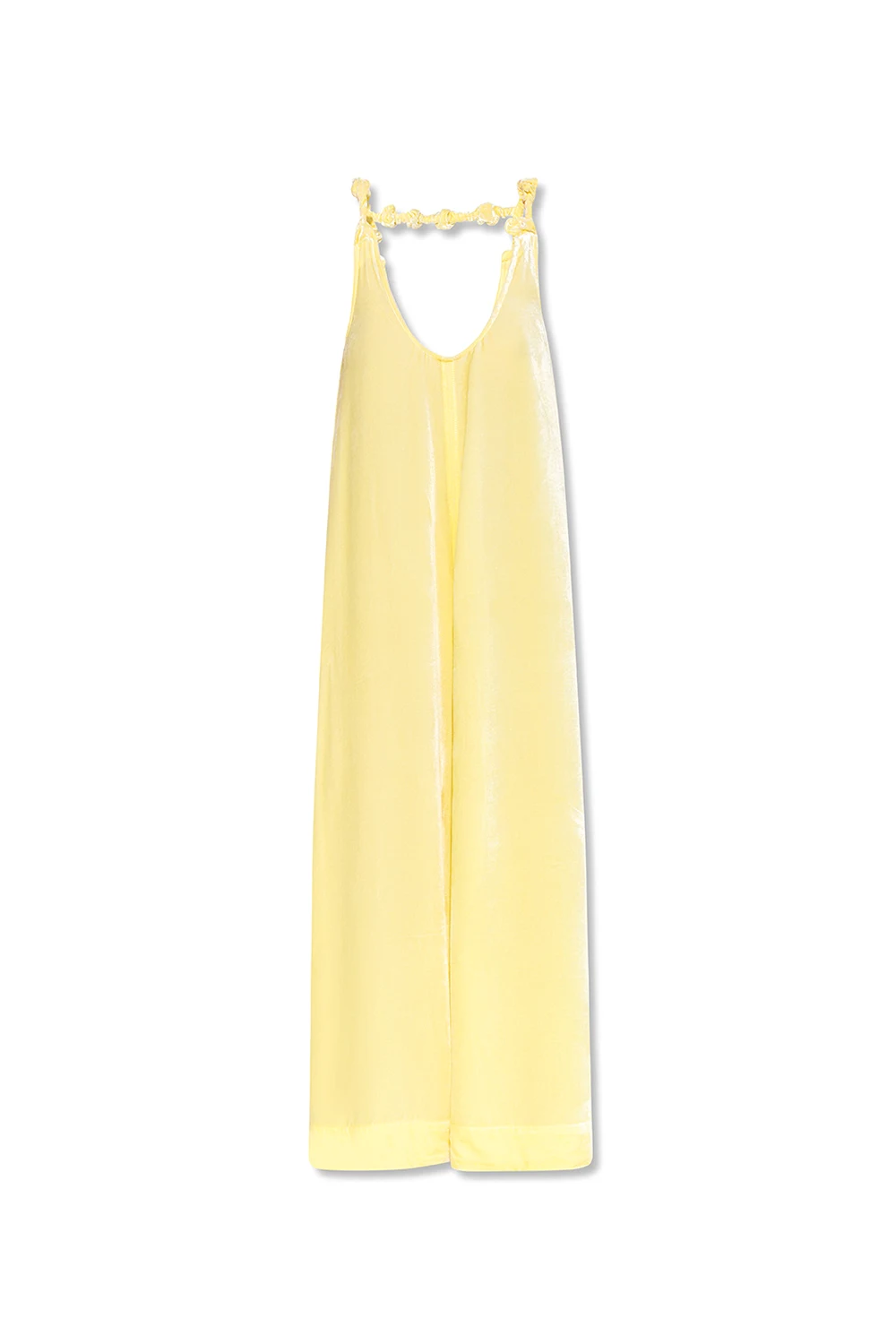 Welurowa sukienka typu ‘oversize’