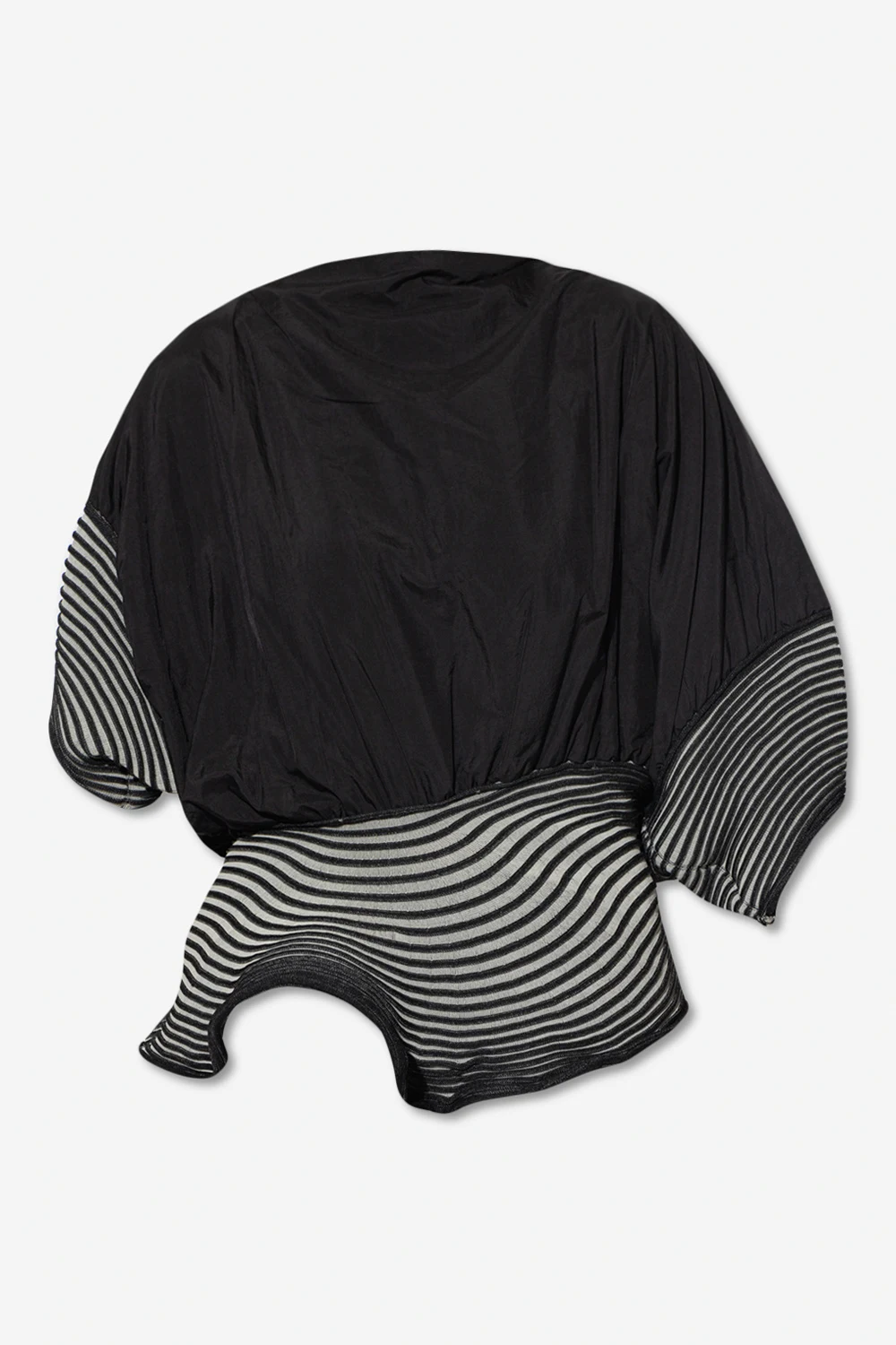 Top z prążkowanymi ściągaczami