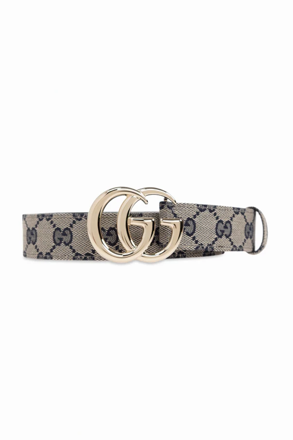 GRANATOWY Pasek z monogramem