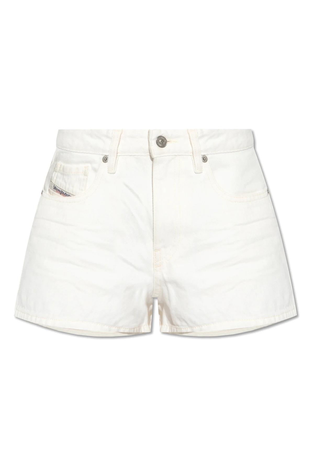 WHITE ‘DE-YUBA’ denim shorts