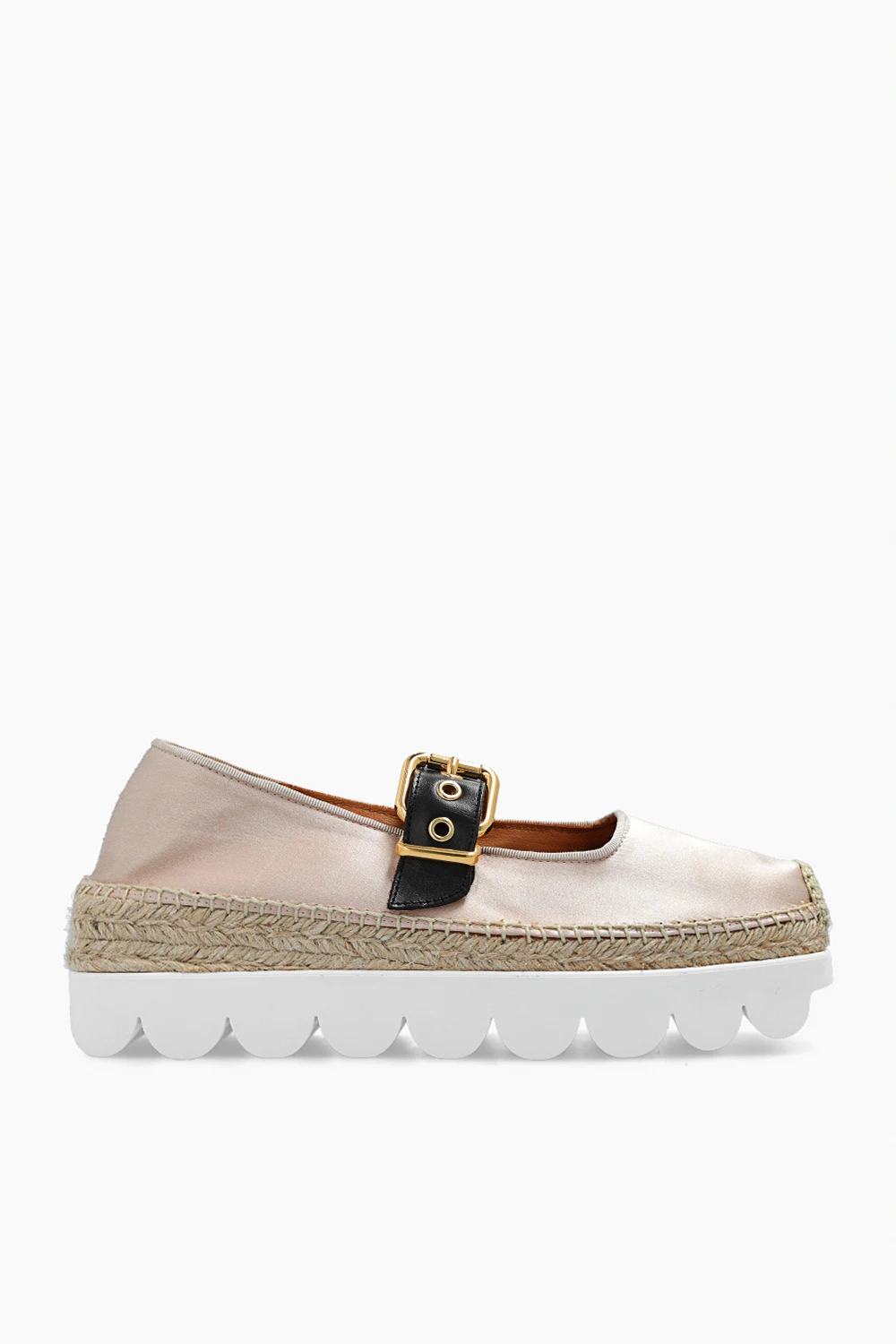 Satynowe buty na platformie ‘Petal’