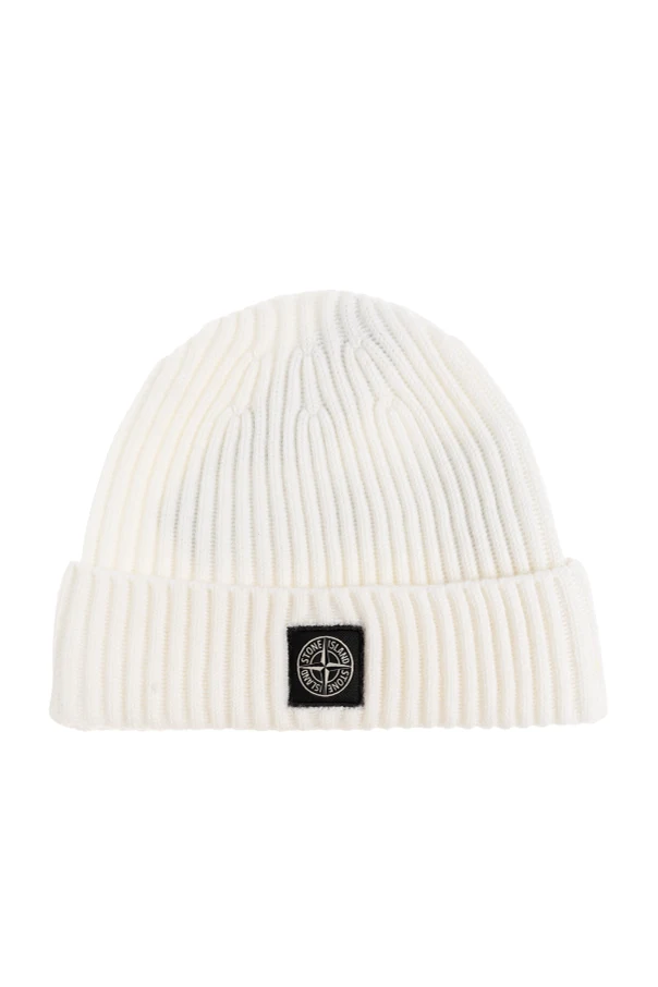 CREME Wollmütze mit Logo-Patch