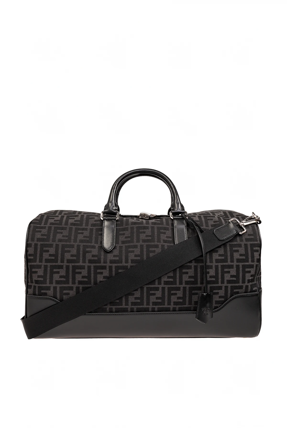 BLACK Duffel bag with logo