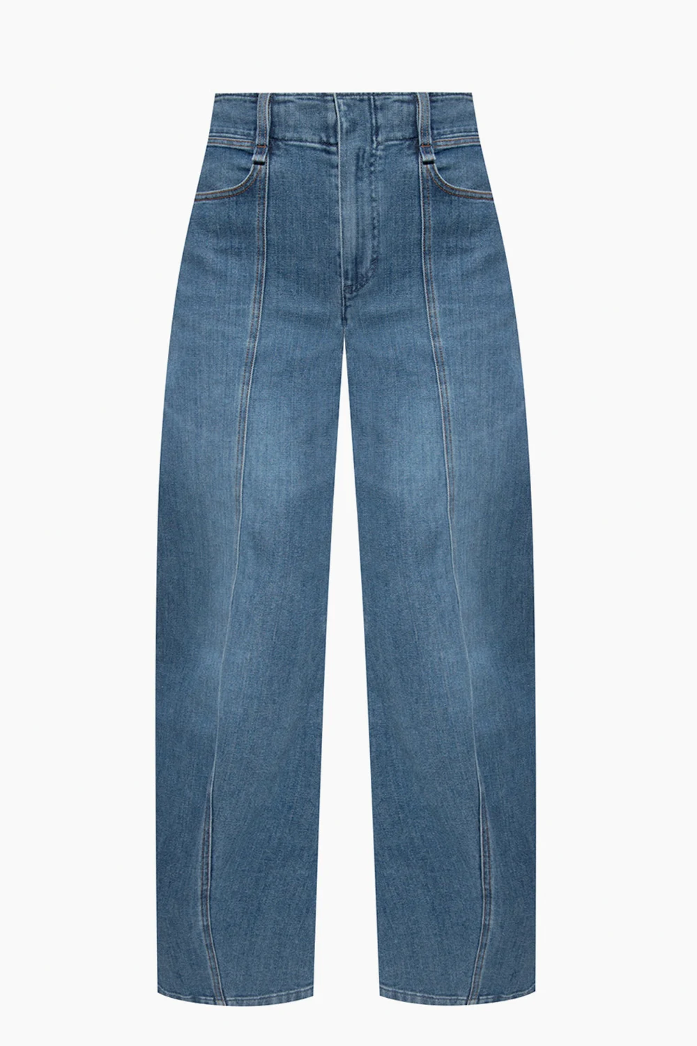 Wide-legged jeans