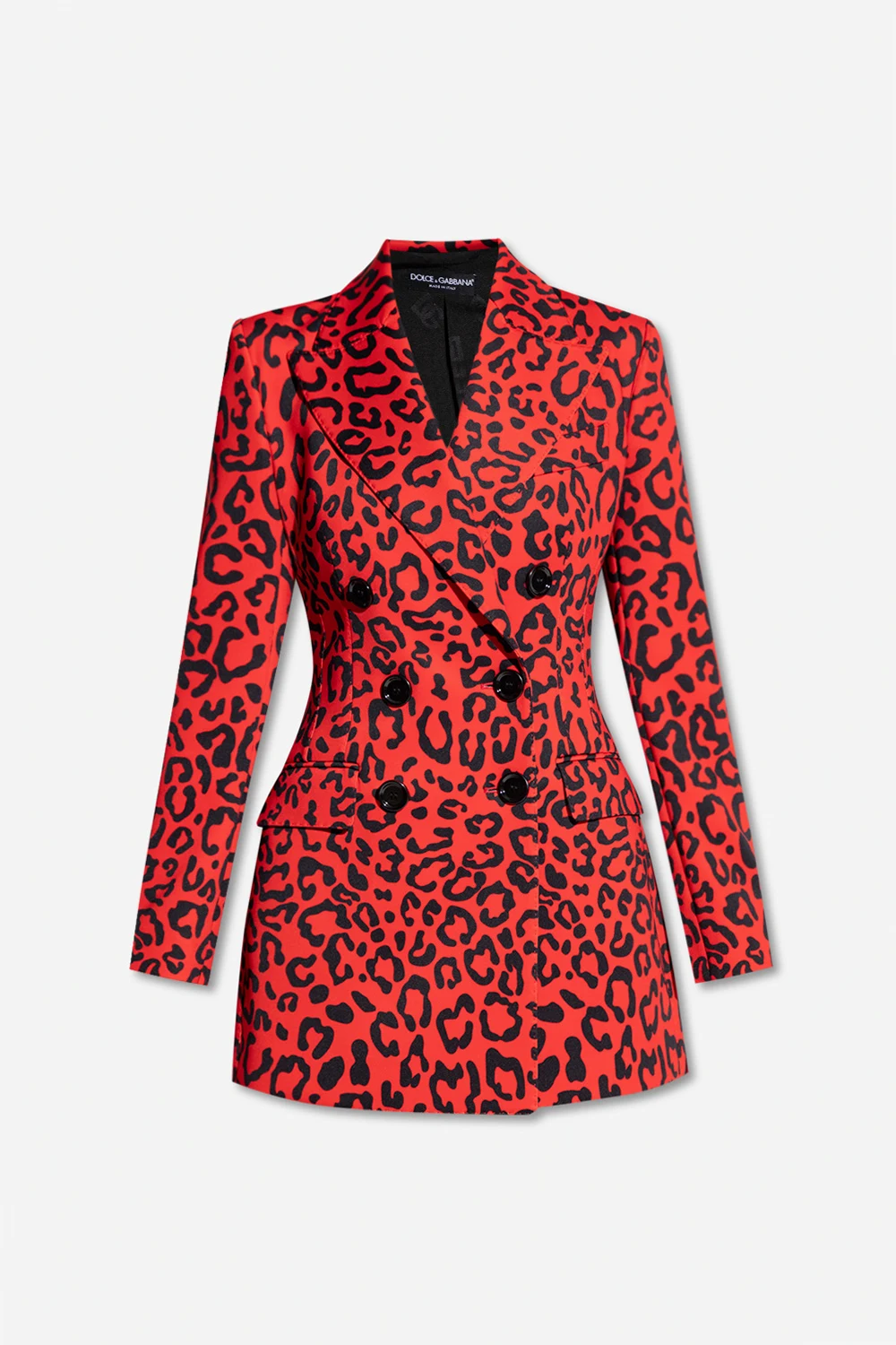 Blazer with animal pattern