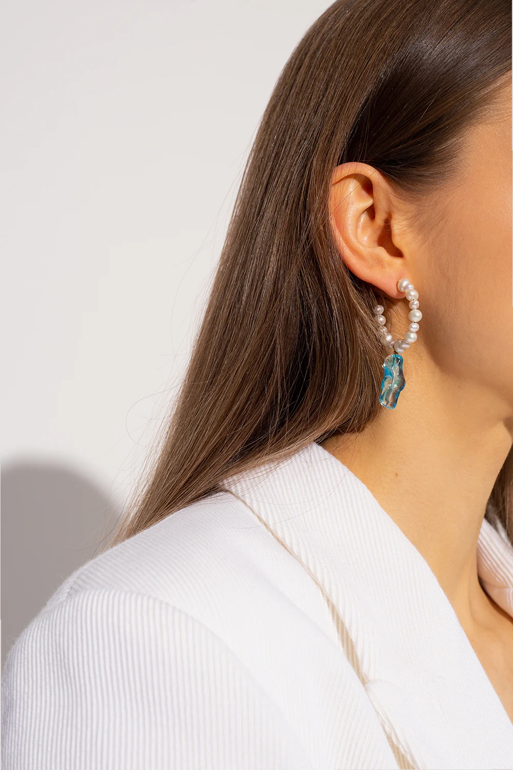 Kolczyki ze szkłem Murano