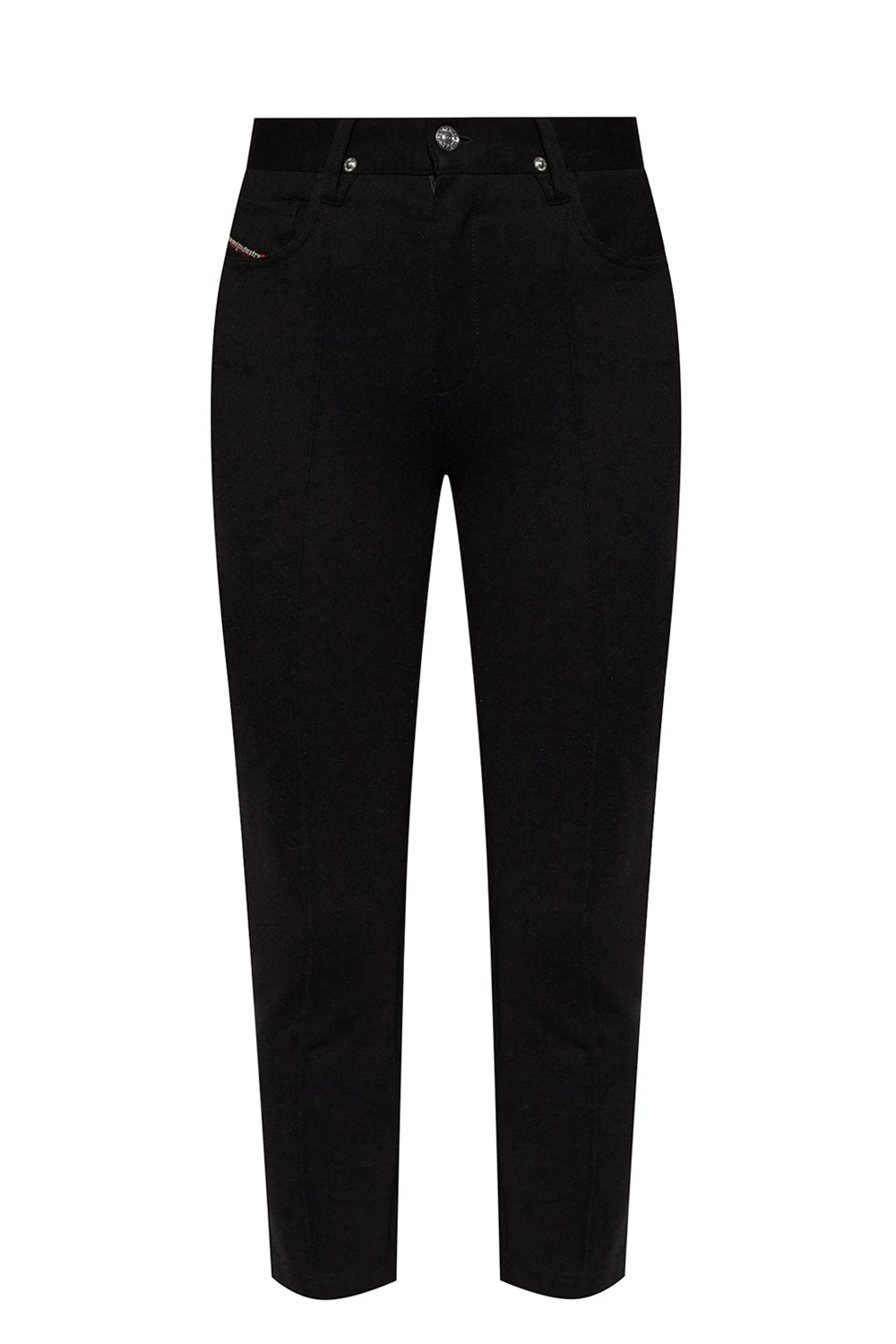 Trousers with logo