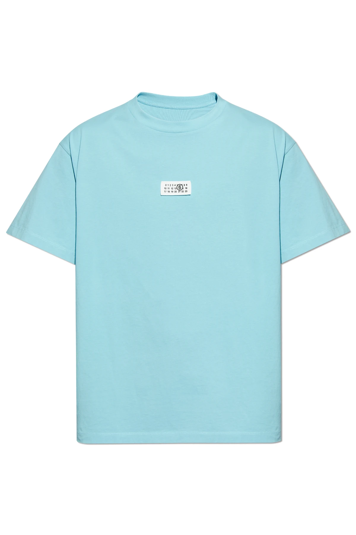 T-shirt z naszywką z logo