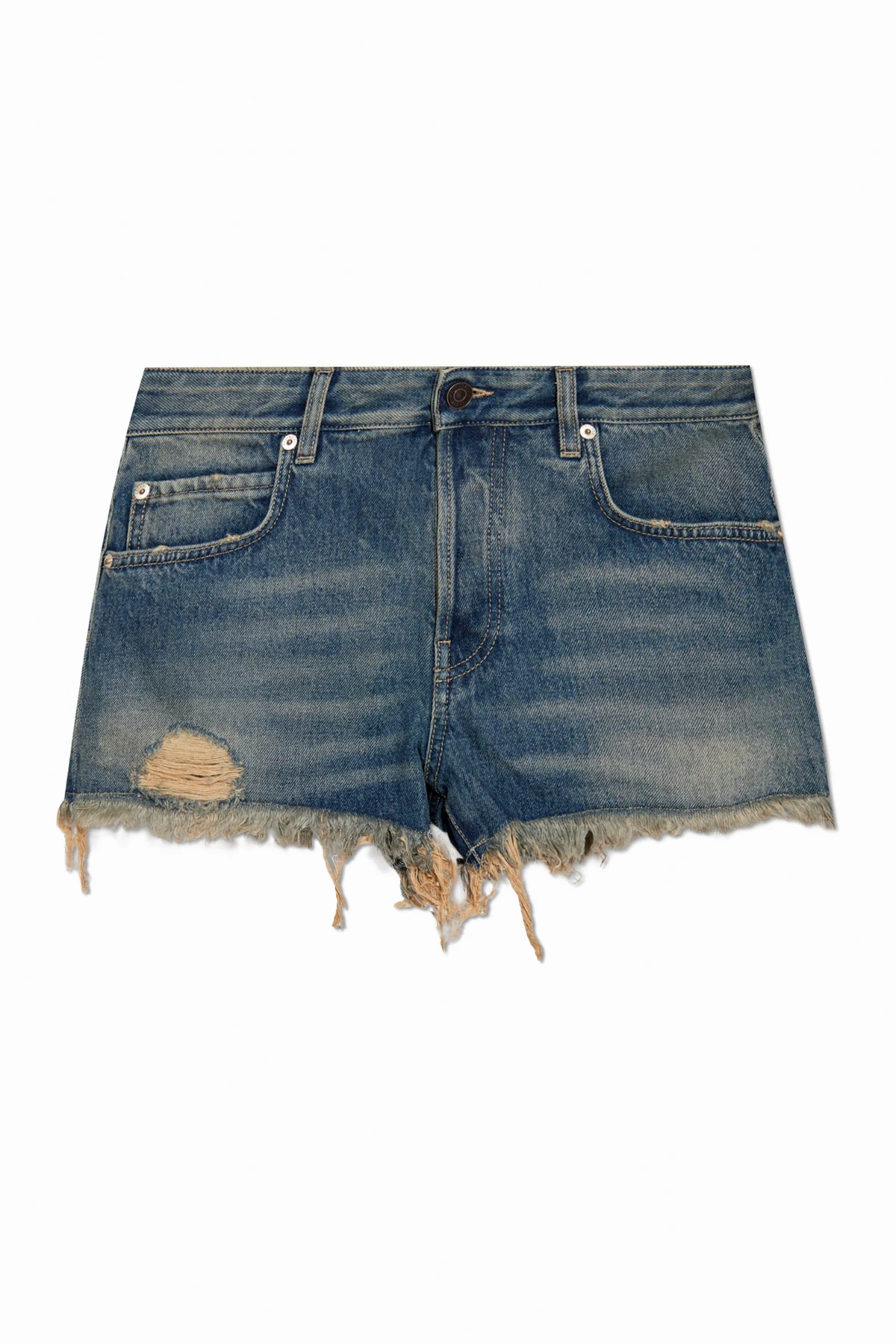 Jeansshorts mit Vintage-Effekt