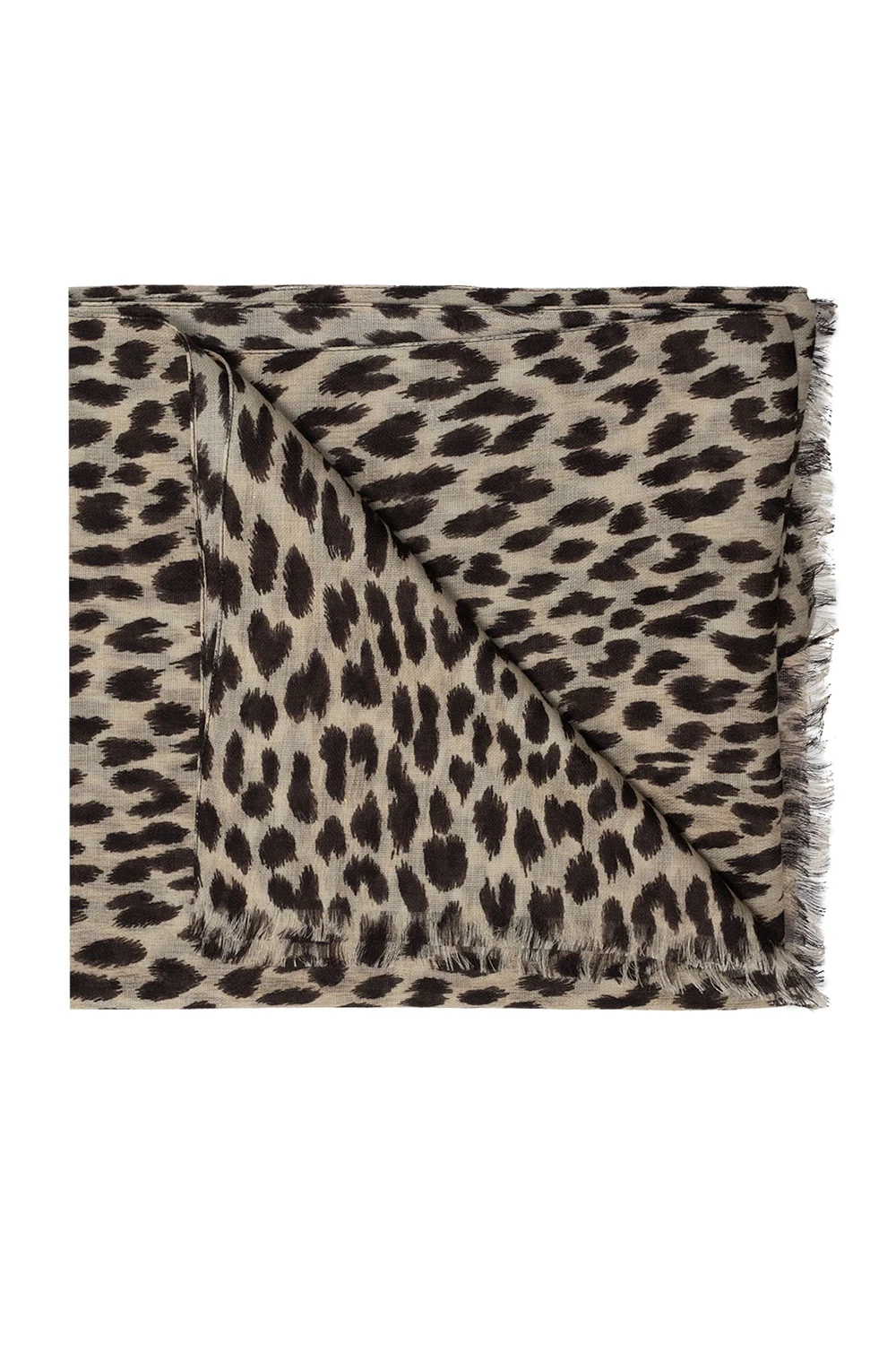 Leopard print scarf
