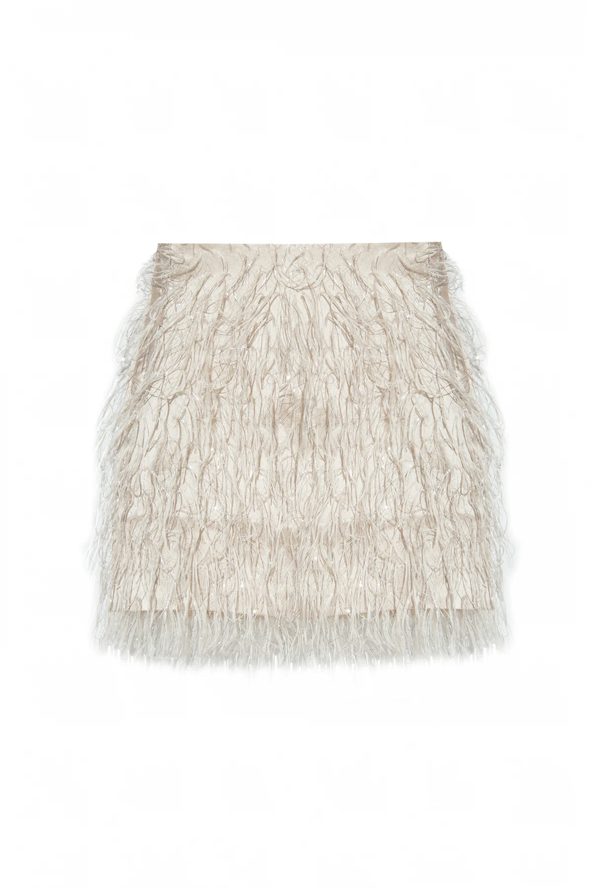 ‘Loraine’ skirt with glittering fringes