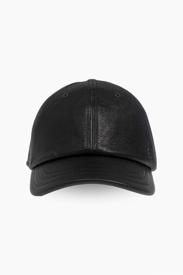 SCHWARZ Lederkappe