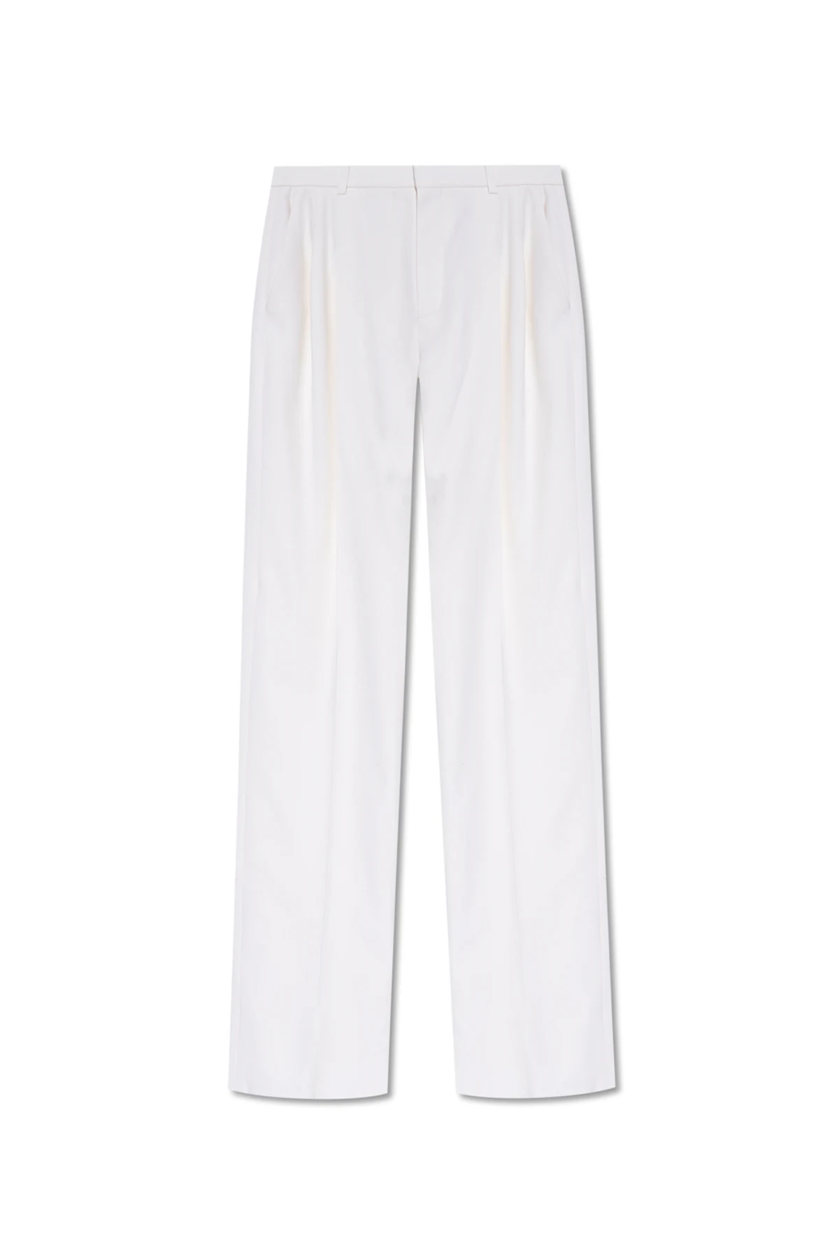Pleat-front trousers