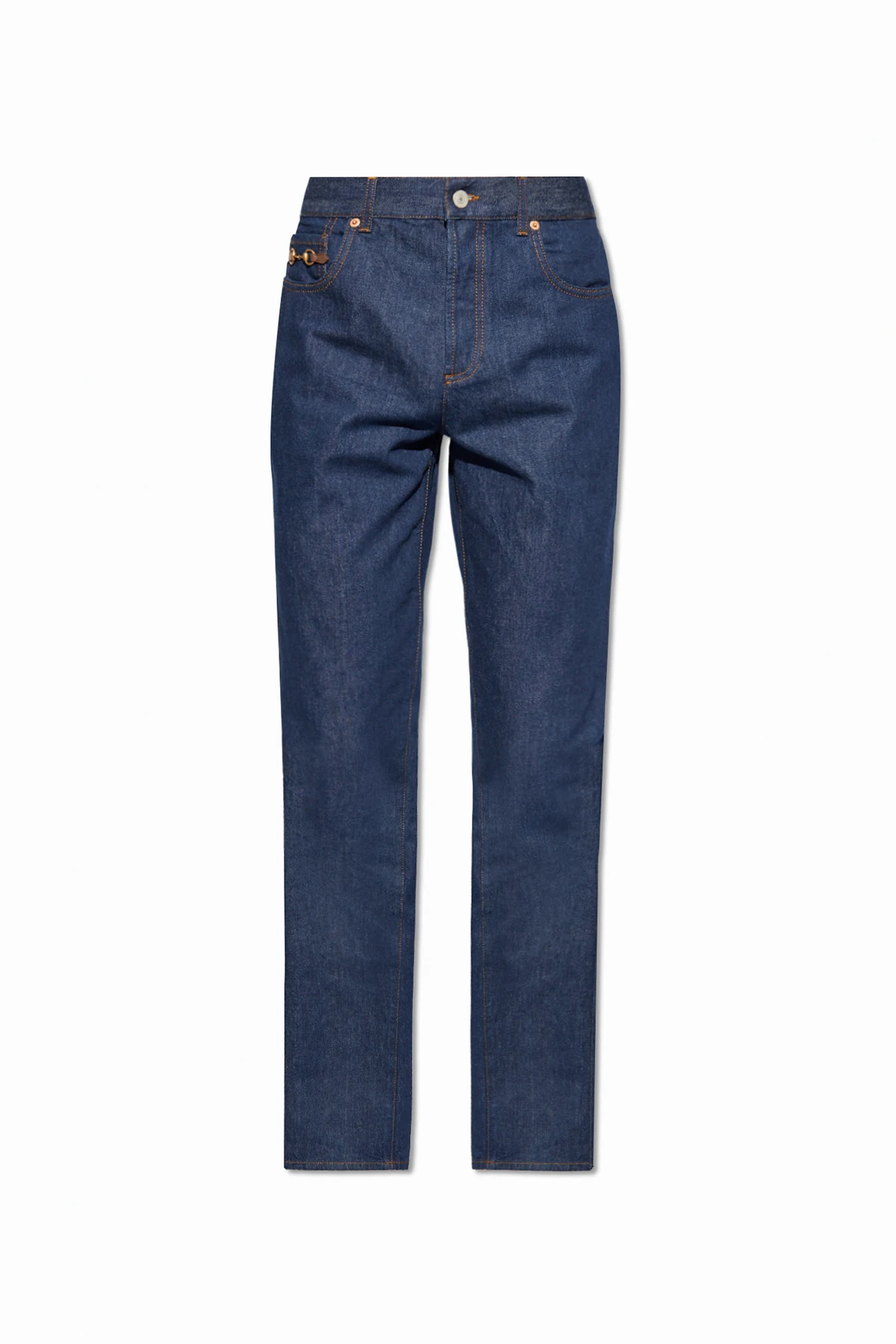MARINEBLAU Jeans with straight legs