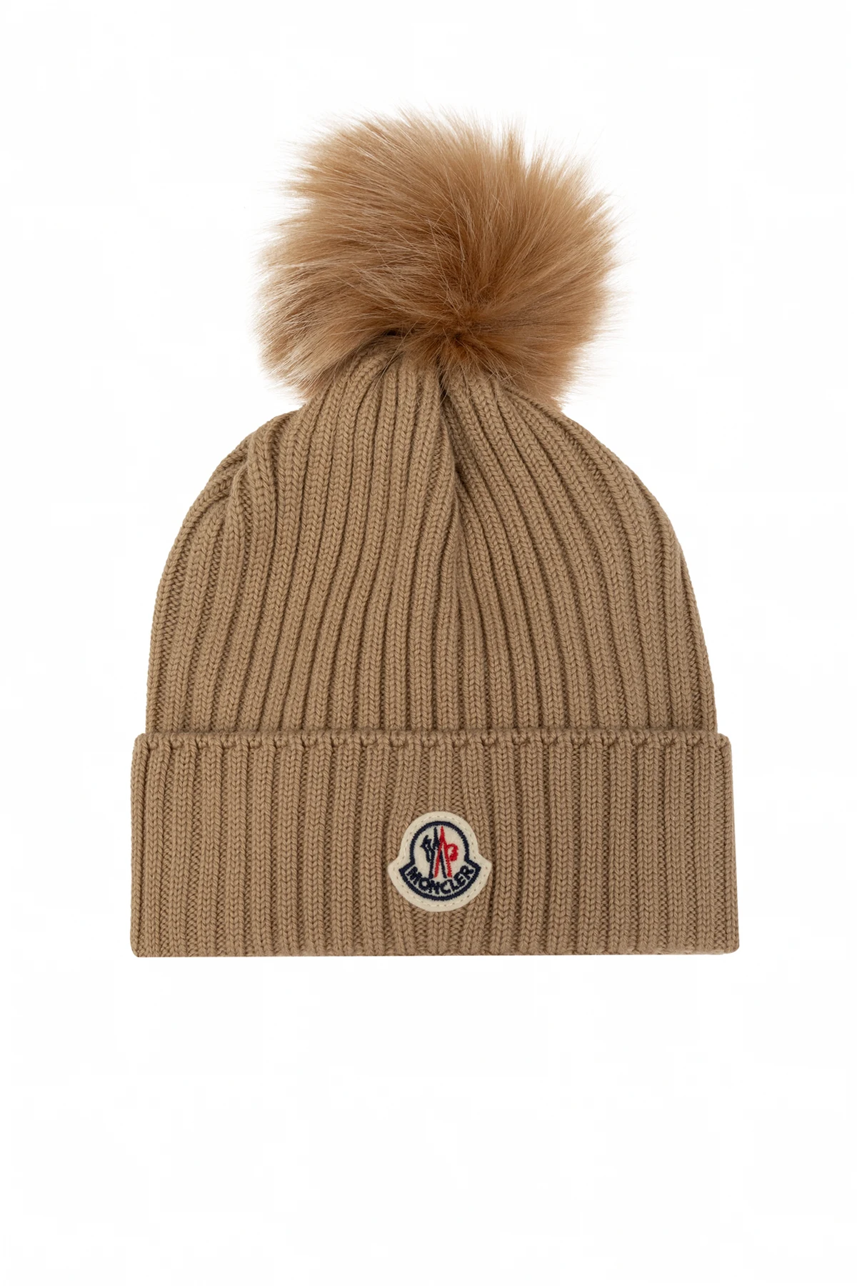 Wollmütze mit einem Bommel