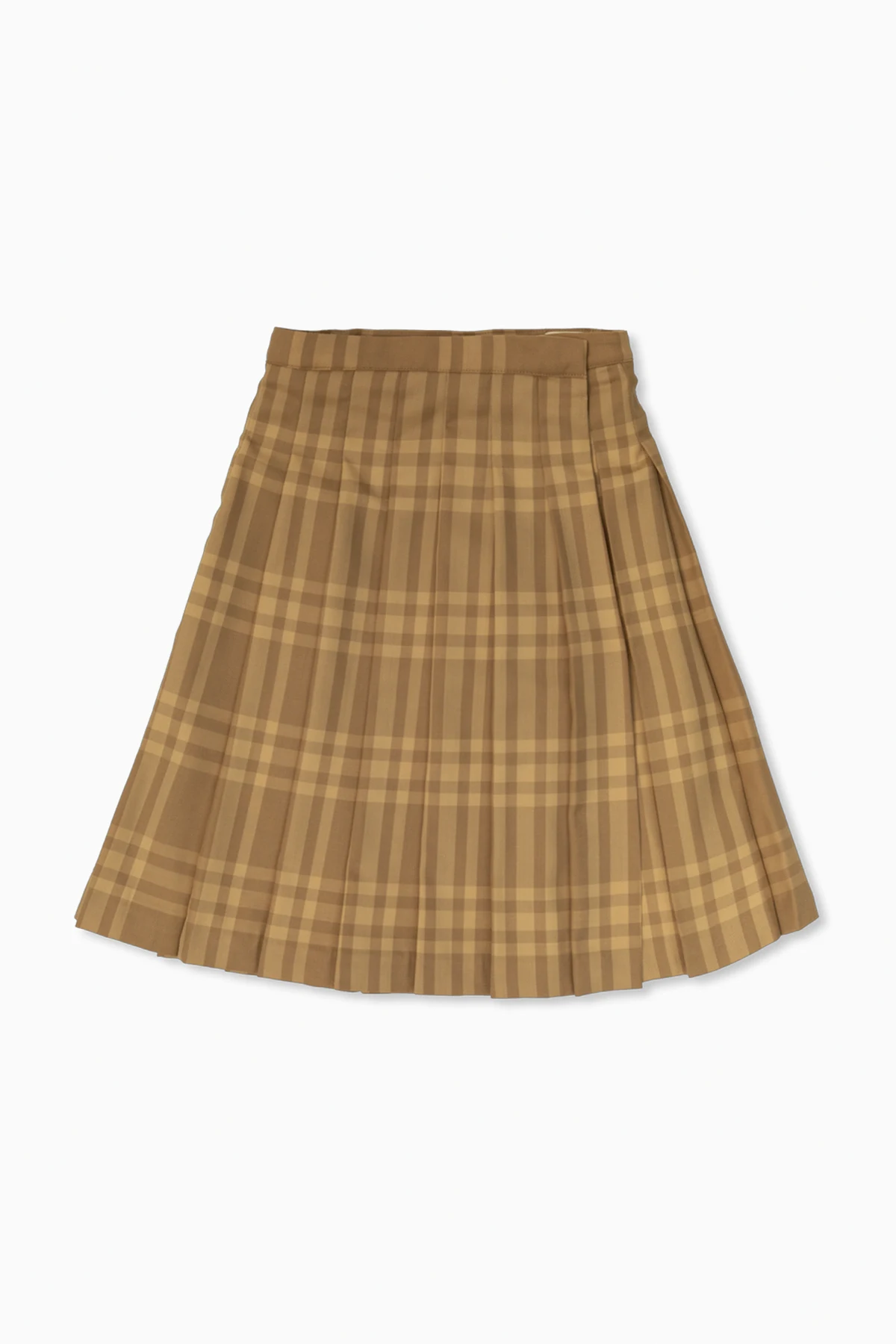 Plissierter Rock mit Karomuster