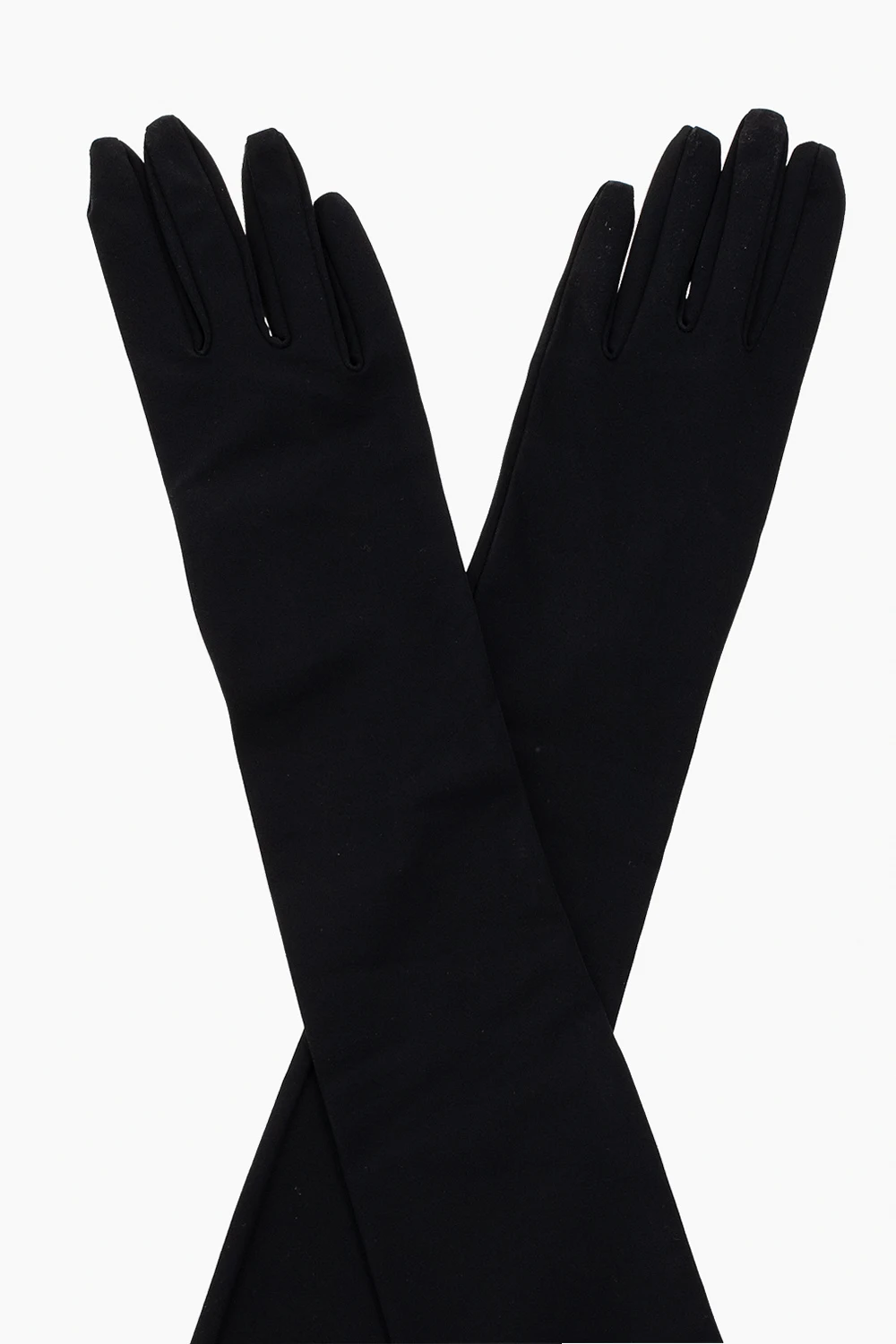 Długie rękawiczki z logo