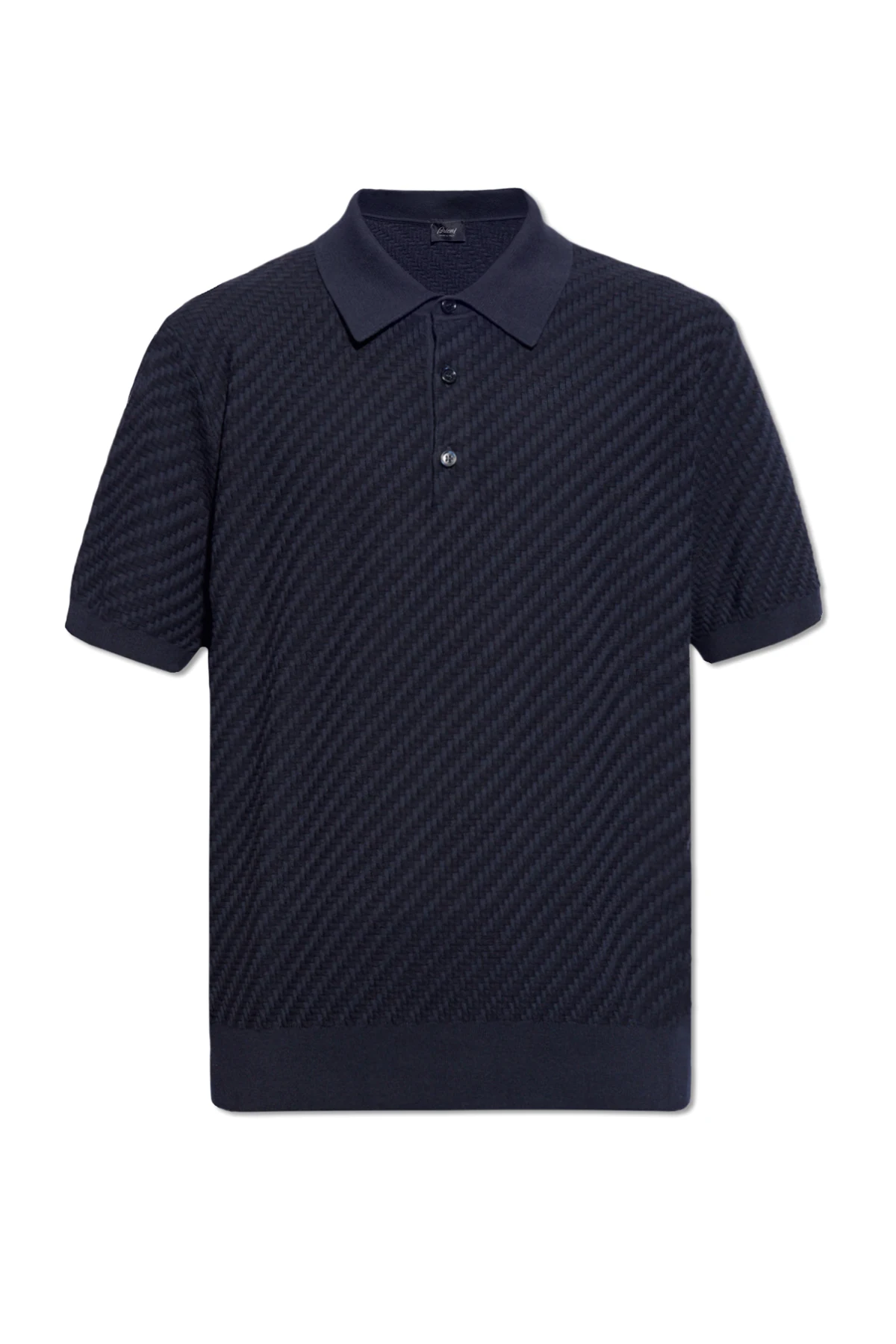 Woven polo shirt