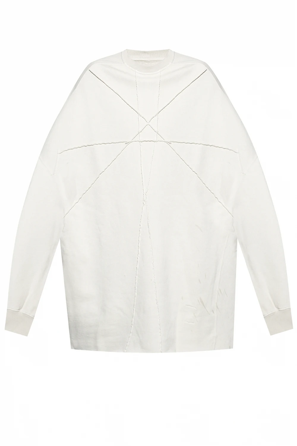 Sweatshirt with stitching